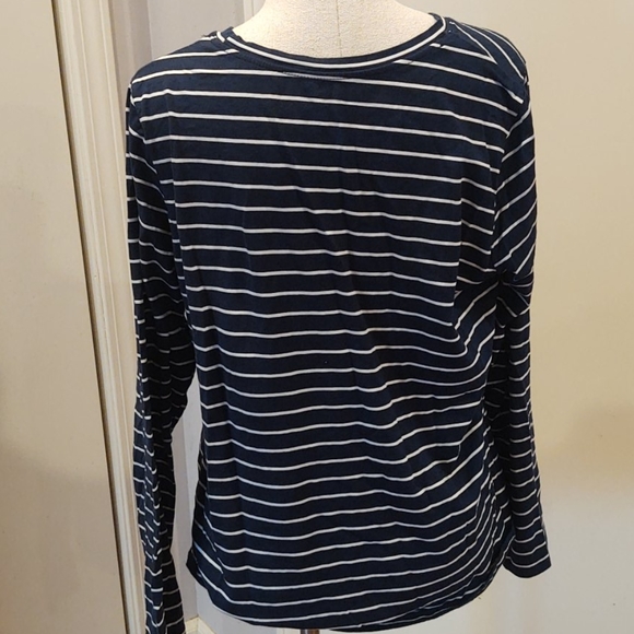 Striped long sleeve shirt Time & Tru - Picture 2 of 3